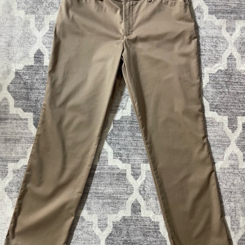 Men's Classic Straight Fit Pants - Brown